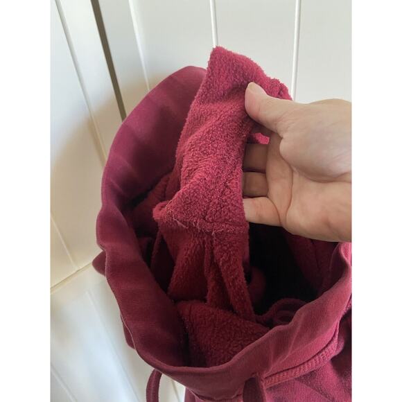 Clickbait David Dobrik Sweatpants Sz S Authorized Fanjoy Burgundy Pants - Picture 7 of 7